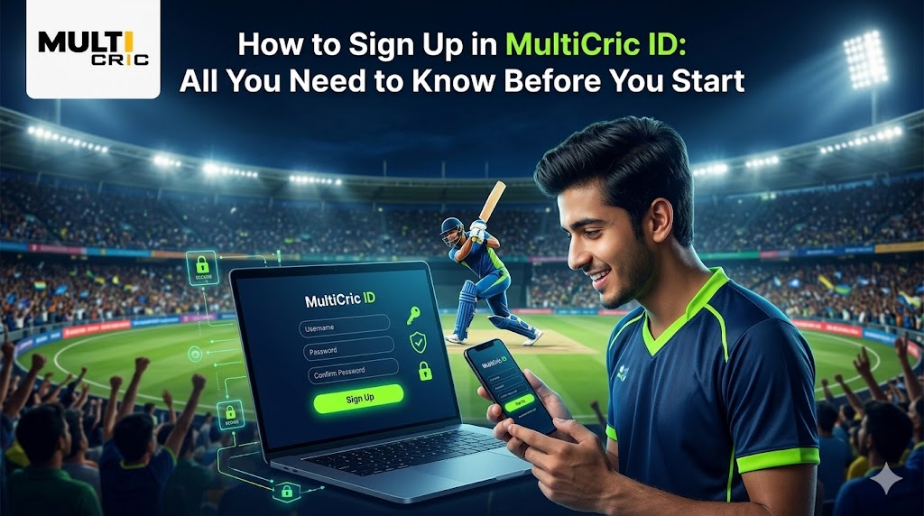 Sign Up in MultiCric ID