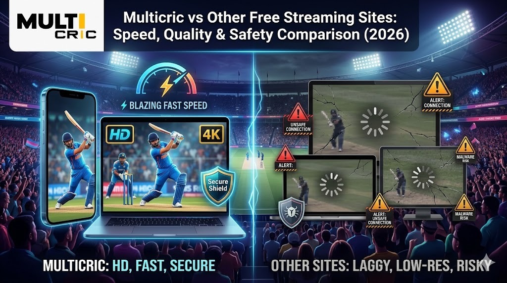 Multicric vs Other Free Streaming Sites