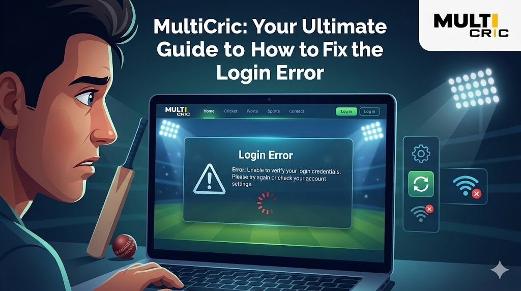 MultiCric login error