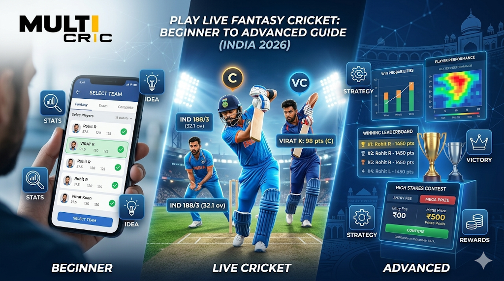 playing live fantasy cricket